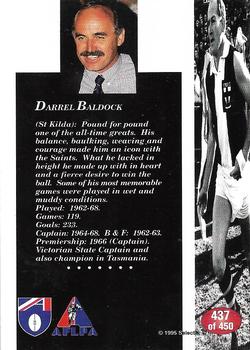 1995 Select AFL #437 Darrel Baldock Back